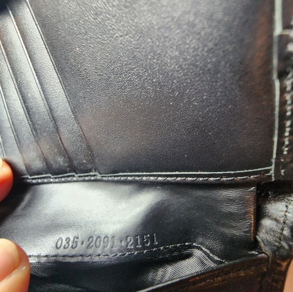 Gucci Black GG Canvas and Leather French Compact Wallet - Picture 9 of 16